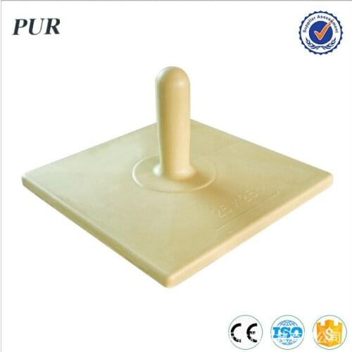 Polyurethane Mud Plate 25 x 25cm Decoration Mud Knife Gray Spoon Plastic Foam Scraper Wipe Mud Plate Decoration Tool