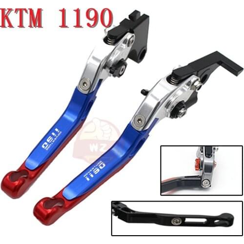 For KTM 1190 Adventure / R 2013 2014 2015 2016 17 Color CNC Adjustable Extended Motorcycle Brake Clutch Lever