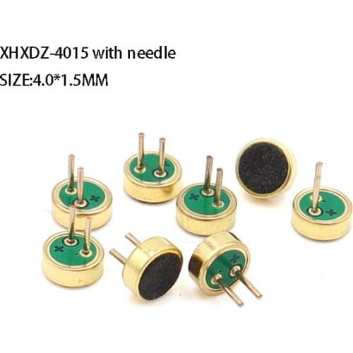 100pcs 4015P plug-in microphone 4*1.5MM with pin Bluetooth recording high sensitivity microphone