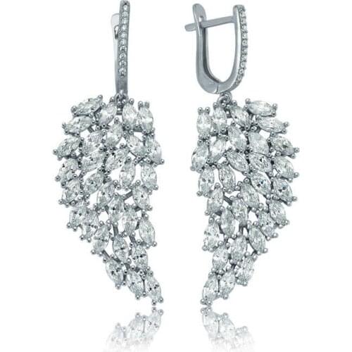 Silverlina Silver Angel Wing Earrings