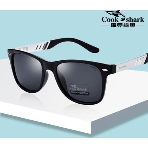 Cook Shark Sunglasses Mens Tide Polarized Sunglasses 2020 New UV Protection Drivers Mirror Influx Driving Glasses