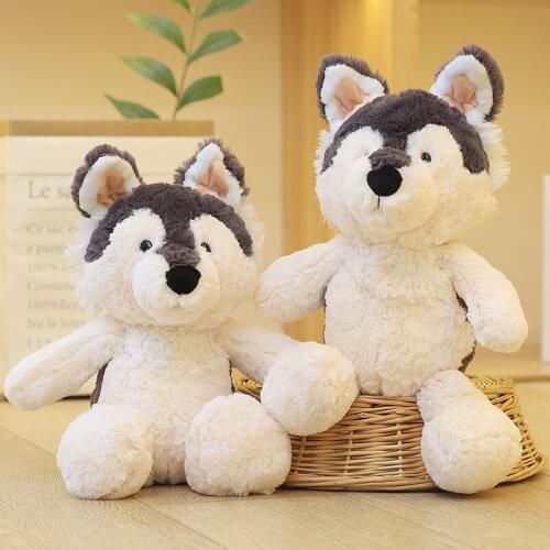 Stylish new high quality Exquisite simulation Husky doll puppy plush toy stuffed soft Soothing doll christmase birthday gift