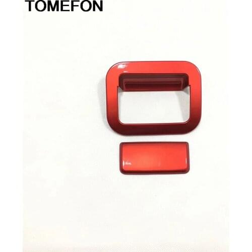 TOMEFON For Toyota Camry XV70 2017 2018 2019 Copilot Stronge Box Handle Cover Trim Decoration Frame Interior Accessories ABS