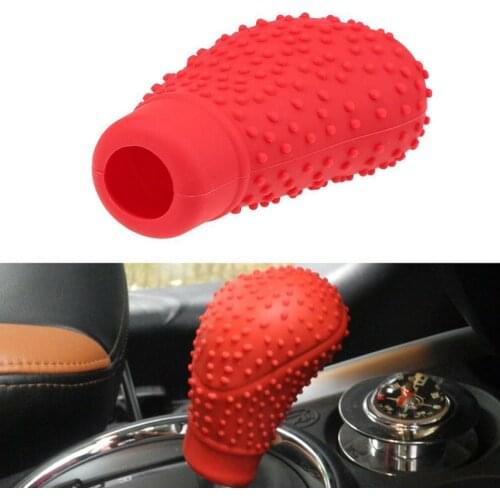 Universal handbrake cover anti-skid silicone gear lever transmission car lever manual automatic knob dust shift l Z5Q3