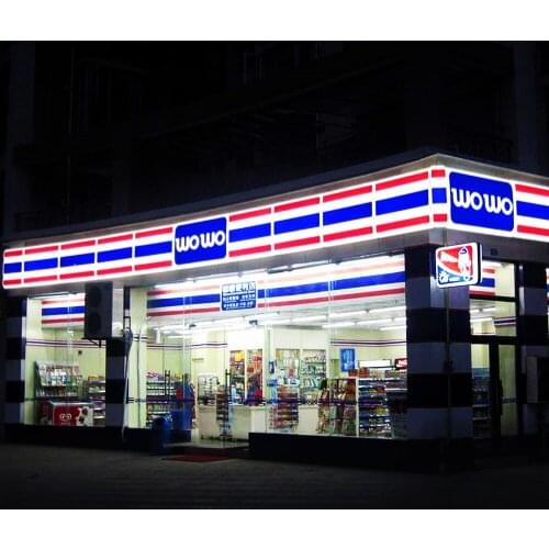 Custom Store Front Sign Logo Outdoor Light Up Storefront Business Signs Led Storefront Sign