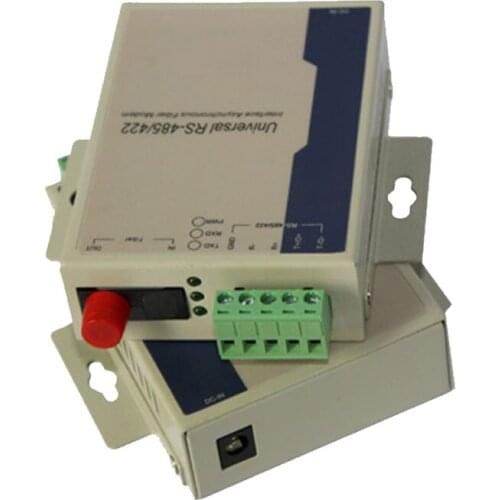 1-CH RS485 RS422 Fiber Optic MODEM, Serial to Single mode Single Fiber Optical Converter 20KM FC / SC / ST