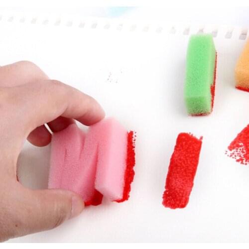 26Pcs/Set Baby Art Tool Drawing Toys Sponge ABC Letter Stamp Toys Set Children Graffiti Seal Tool DIY Painting Toy For Kids