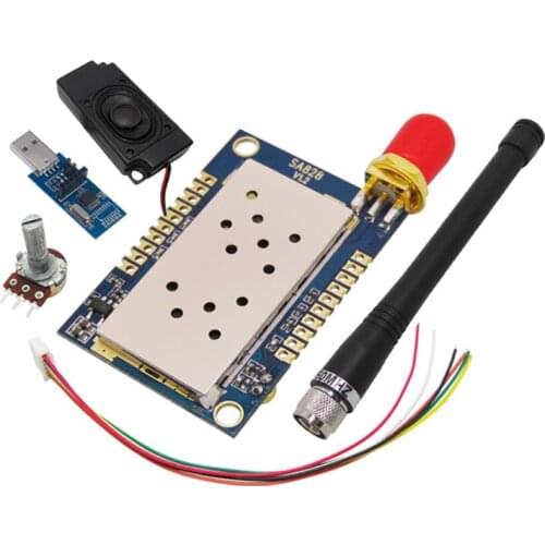 4PCS SA828-V |NiceRF Walkie Talkie Module Transceiver 1W 134~174MHZ VHF/400-480MHZ UHF Walkie Talkie Module