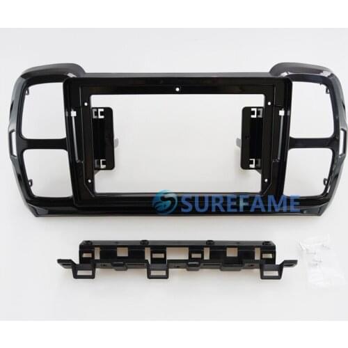 9 inch Car Fascia Radio Panel for Citroen C5 Aircross 2017+ Dash Kit Install Facia Console Bezel Adapter 9inch Plate Trim Cover