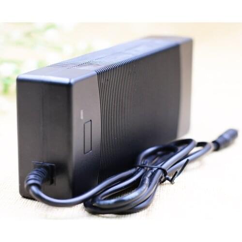 AERDU 54.6V 48V13S 2A 48V Lithium-ion battery pack charger 5.5*2.1mm Universal AC DC Power Supply Adapter EU/US/AU/UK Plug