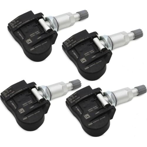 Car 4 PCS Tire Pressure Sensor TPMS 52933-2J100 For Hyundai-Verna Solari,For Kia Sorento 2017 2018,For Kia Mohave
