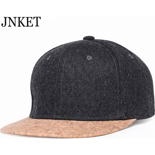 JNKET Autumn Winter Men Womens Hip Hop Cap Imitation Woolen Baseball Cap Snapbacks Hats Outdoor Casual Sunhat Casquette