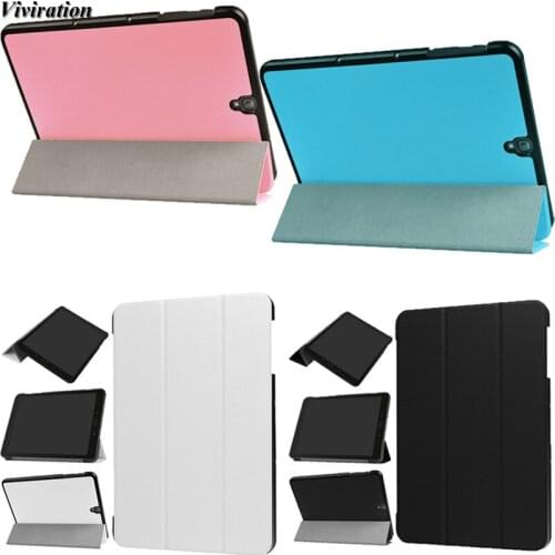 Tablet Case For Samsung Galaxy Tab A 9.7 2015 T550 T555 SM-T550 SM-P555 Tab S3 9.7 SM T825 T820 Flip Stand Leather Smart Cover