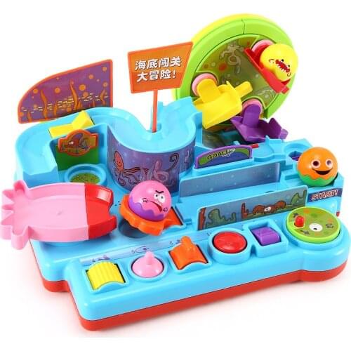 Childrens underwater adventure desktop track ball toys do not need batteries learning toys for children baby toy