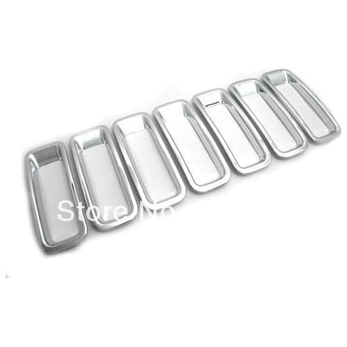 Car Styling Chrome Grille Insert Trim For Jeep Patriot 2011-2013