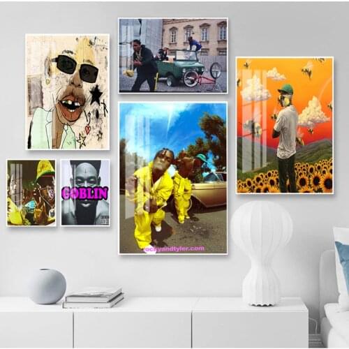 Canvas Painting Wall Pictures Living Room Home Decor Poster Prints Tyler the Creator Flower Boy IGOR Rap Music Album Star Art