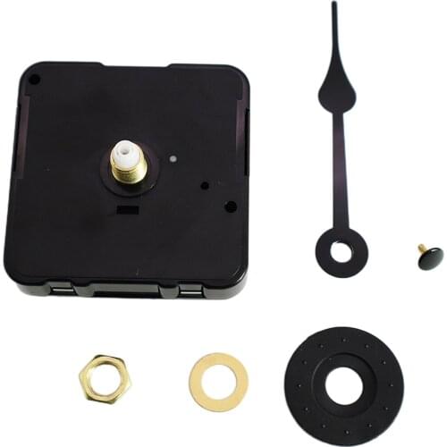 Wall Clock Movement Mechanism with Hour Hand, Silent Sweep Quartz Clock Motor Kit DIY Your Own Cross Stitch Clock Parts