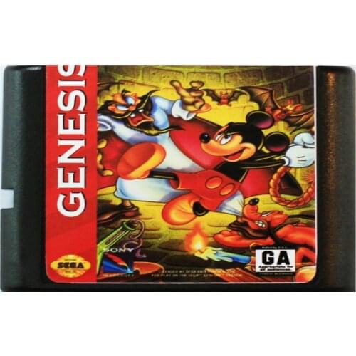 Mickey Mania 16 bit MD Game Card For Sega Mega Drive For SEGA Genesis