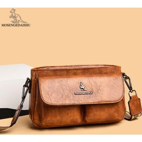 Fashion Letter Designer Ladies Shoulder Bag High Quality PU Leather Womens Travel Bag 2021 New Women Messenger Bags Sac A Main