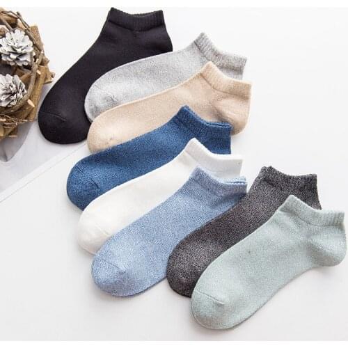 4Pairs Summer Cotton Man Woman Short Socks for Ladies Breathable Boat Sock Thin Casual Ankle Socks Trendy Japanese Korea Socks