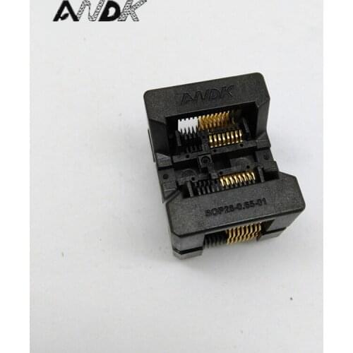 SSOP16 TSSOP16 OTS-16(28)-0.65-01 KZT IC Test Burn-in Socket Programming Adapter 0.65mm Pitch 4.4mm Width