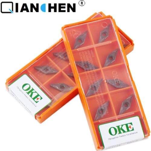 OKE 10pcs/lot High Precision High Performance High Strength CNC VBMT110304-OTM OP1215 Industry Carbide Inserts Hard Alloy
