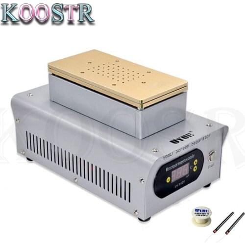 UYUE 958D 7 inch lcd heating separator amchine with two built in pump for iphone X damaged lcd screen repair cracked lcd remove