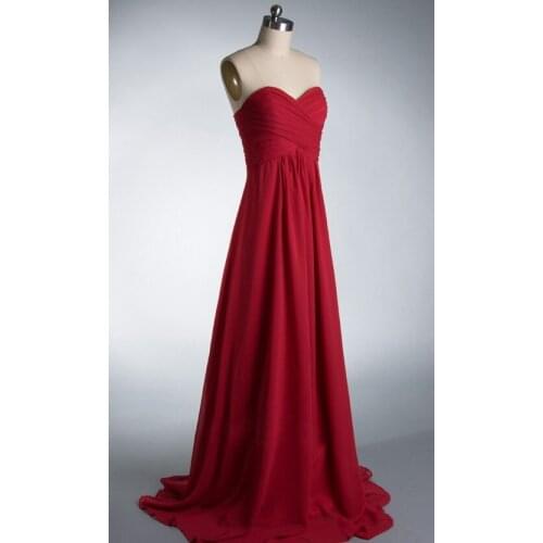 Evening dress mint green karang pemburu giok berwarna pesta prom sifon strapless Mode baru 2021 New Bridesmaid Dresses