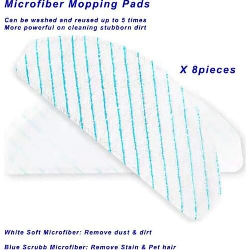Replacement Vacuums Mop Cloths Cleaning Pads for Ecovacs DEEBOT OZMO T8 AIVI T8 Series Robot Vacuum Cleaner Parts
