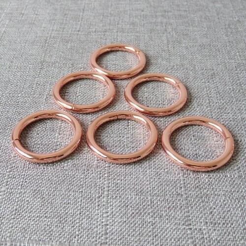 100pcs 15mm 20mm 25mm 32mm metal O ring belt buckle clasp for bag dog pet harness luggage backpack DIY sewing garment accessory