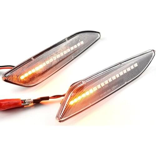 2pcs Dynamic Side Marker Light Turn Signal Indicator Repeater Lamp For Fiat Tipo Alfa Romeo 147 156 Sportwagon Lancia Ypsilon