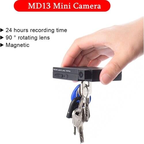 24 Hours Video Recording MD13 Mini DV Camara Motion Detection Camera Video Audio Recorder Mini Camcorder with 2000mAh Battery