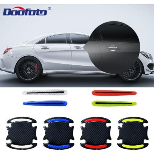 4pcs Car reflector stickers 2020 Car Accessories Car Safety Night Reflector Universal Waterproof Warning Sign Reflective Strip