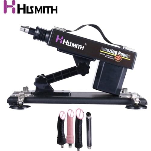 Hismith Automatic Sex Machine gun for women retractable Masturbation Pumping Gun AU UK US EU adapter dildo mini sex machine