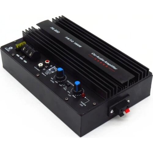 High Power 1000W Car Audio Amplifier 12V 12inch Car Subwoofer Amplifier Board With Installation Box Mono pure bass Car Amplifier