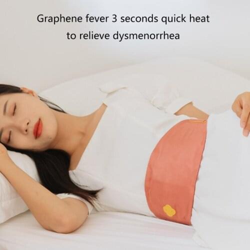 CPDD Portable Heating Pad Menstrual Heating Pad, Lower Back Pain Relief USB Infrared Warming Waist Belt with Auto Shut Off