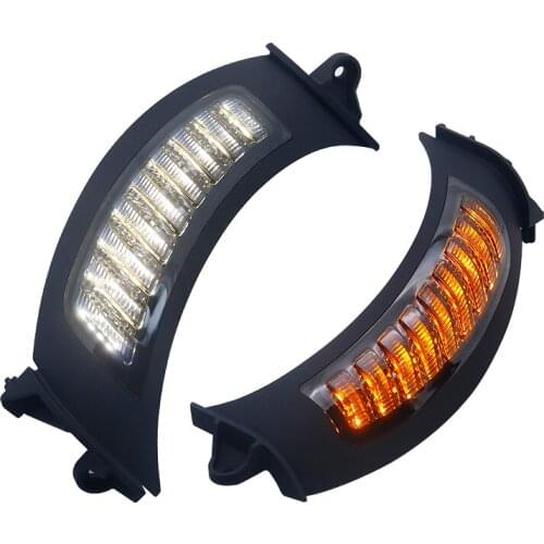 For Road Glide Front Led Turn Signal Light with White DRL For 2015-2020 Road Glide Led Turn Signal Lights Motorcycle Lamp New
