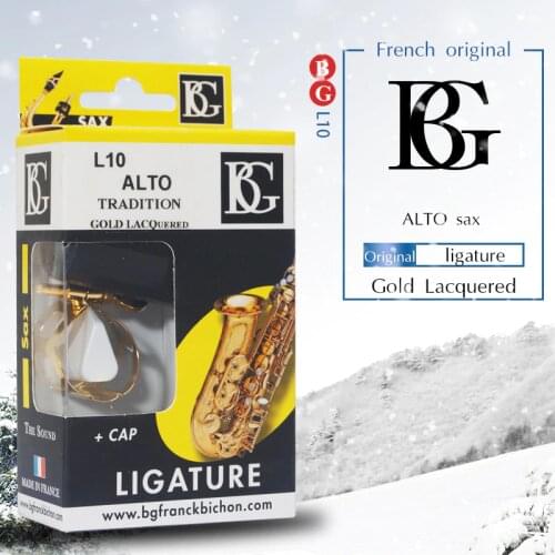 French Original BG gold plated ligature clarinet and alto sax can use clarinet alto tenor sax ligature LD1 L10 L11 L41
