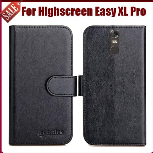 Hot Sale! Highscreen Easy XL Pro Case New Arrival 6 Colors High Quality Flip PU Leather Protective Phone Cover