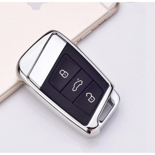 Hot Sale Soft TPU Car Key Case For VW Volkswagen Skoda Superb Magotan Passat B8 A7 Golf Smart Remote Cover Accessories