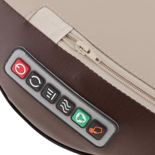 Neck Back Shoulder Massager,Electric Neck Massage Pillow with Heat Deep Kneading