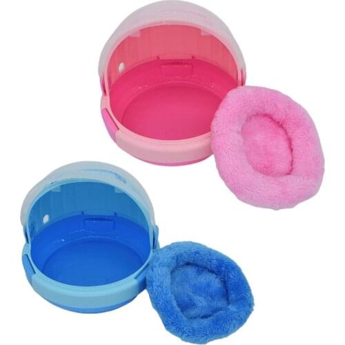 Small Pet Handheld ParrotCage Portable Travel Carrier Outdoor Carrying Case with Water Bottle for guinea pig Hedgehog Mouse 449E