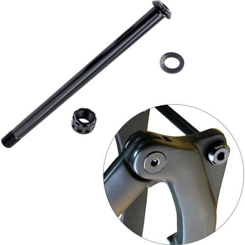 Thru Axle Shaft Gasket W/ Nut Mountain Bicycle For 142 148 Opening Frame 12mm Wheel Axis Hub Shaft Mtb Thru Axle Road Bike parts