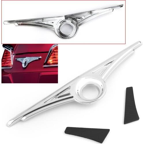 Topteng For Honda GL1800 2001-2018 ABS Plastic Chrome Trunk Key hole Trim Cover Goldwing GL 1800 Motorcycle Accessories