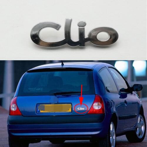 Cafoucs For Renault Clio MK2 Badge Trim Emblem With Pins