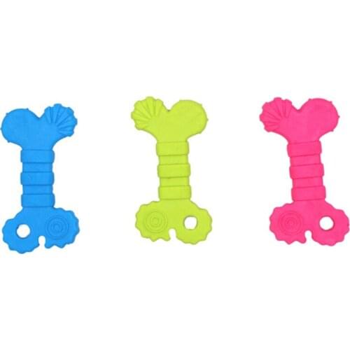 Pet Dogs Chew Toys Rubber Molar Bite Bone Toy Aggressive Chewers Dog Toothbrush Doggy Puppy Dental Care Chewing Pet Accessories