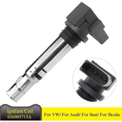 036905715A Ignition Coil For AUDI A1 A2 A3 For SEAT For SKODA For VW JETTA BORA GOLF PLUS SCIROCCO EOS POLO 036905100A 036905715