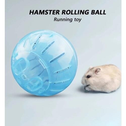 10CM New Pet Rodent Mice Hamster Gerbil Rat Jogging Ball Plastic Cages Toy for Play and Exercise