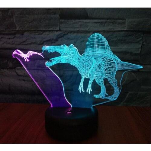 Feilong Jilong Ed 3d Night Light Visual Creation Colorful Remote Control Touch 3d Light Fixtures Novelty Usb Led Lamp