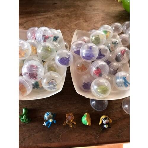 400pcs Good Quality 28mm Chinese Version Squinkies Capsule balls with soft rubber cartoon figure car Mini Capsule Toy For Kids